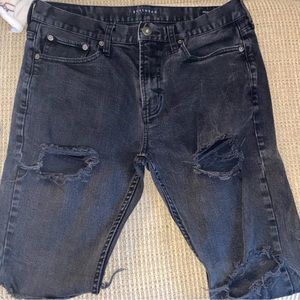 Black skinny jeans